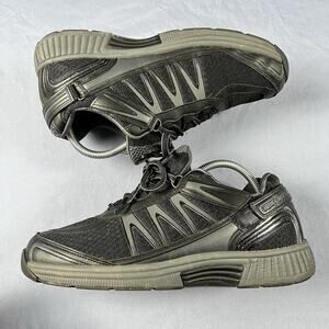 Orthofeet Sprint Tie-Less Men’s Size 9 2E Wide Black Orthopedic Sneakers